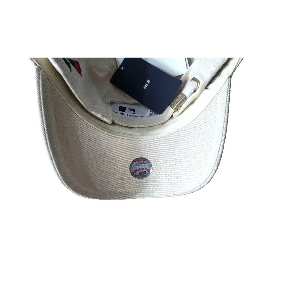 New York Yankees Rose Thorn‎ Clean Up Dad Hat Khaki MLB Adjustable Hat